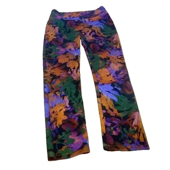 Soft Surroundings Pull On Pants Straight Leg Ankle Leggings Amara Golden P Small - Picture 1 of 4